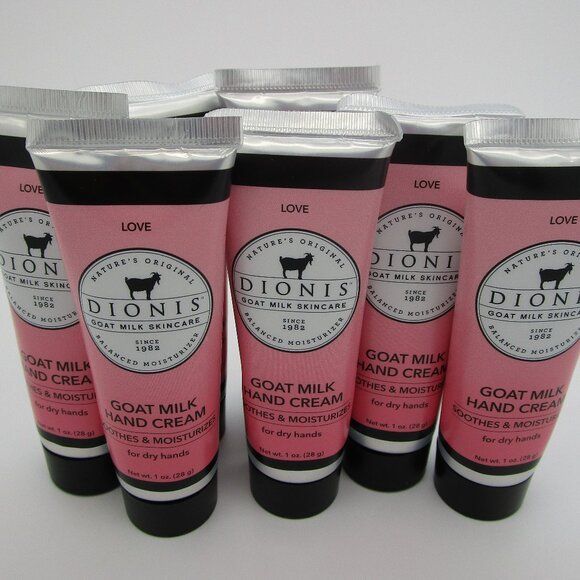 LOVE Dionis Goat Milk Hand Cream 1 oz - Lot of 7